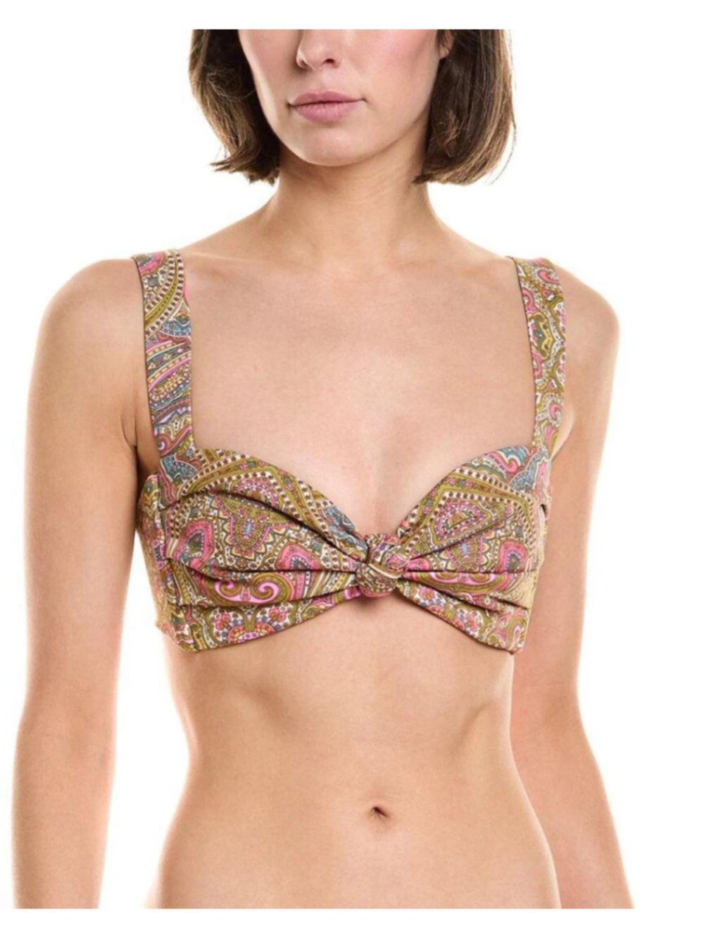 Montce Women's All Paisley Hayden Bikini Top L and Lulu Bottom S NWT